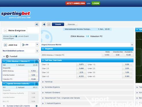SportingBet sportwetten